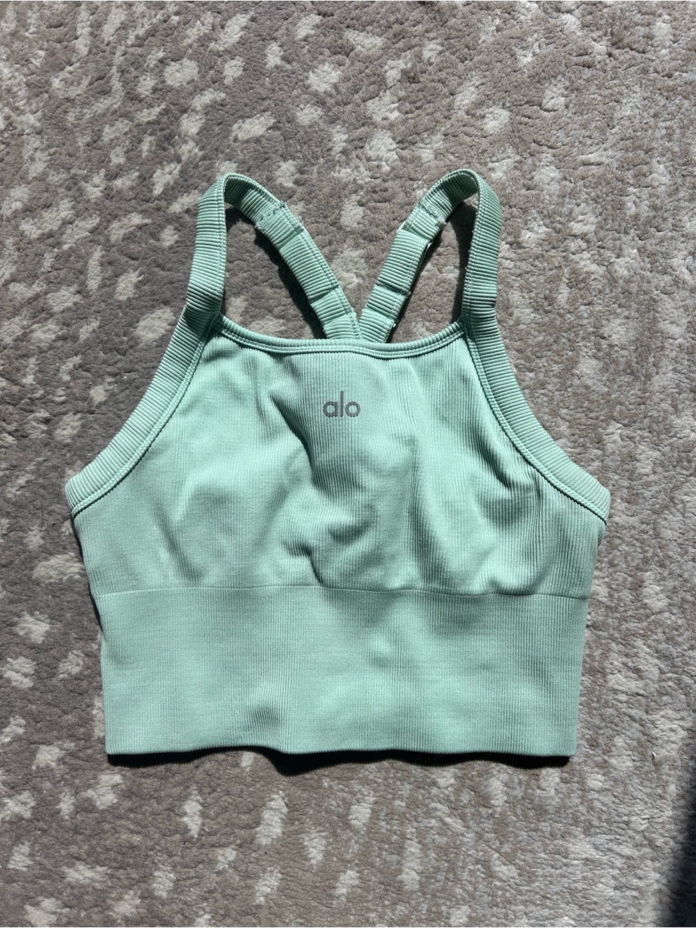 Alo Yoga Seamless Ribbed Favorite Bra Tank